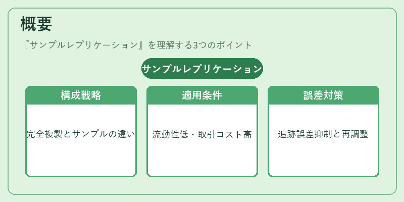 概要（サンプルレプリケーション）の図解
