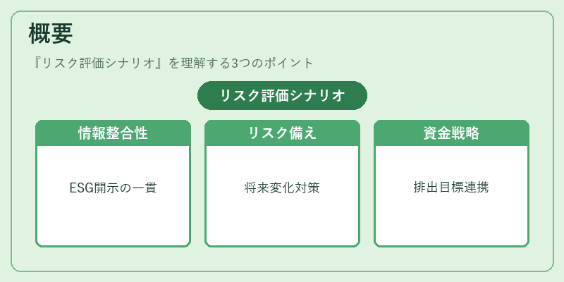 概要(リスク評価シナリオ)の図解
