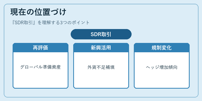現在の位置づけ(SDR取引)の図解