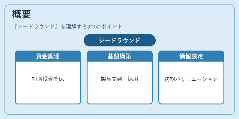 概要（シードラウンド）の図解