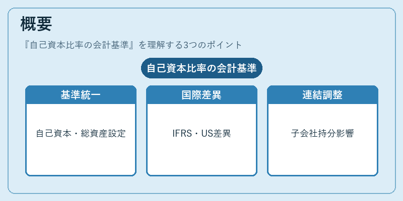 概要（自己資本比率の会計基準）の図解