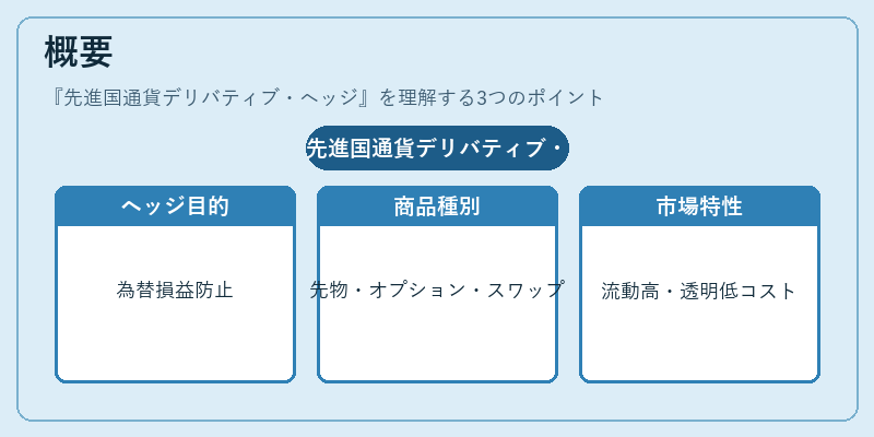 概要（先進国通貨デリバティブ・ヘッジ）の図解