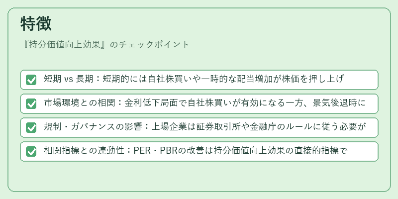 特徴（持分価値向上効果）の図解