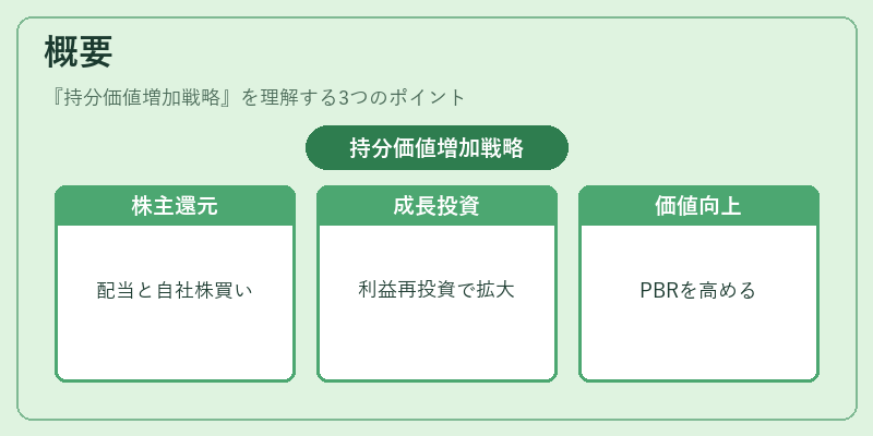 概要(持分価値増加戦略)の図解
