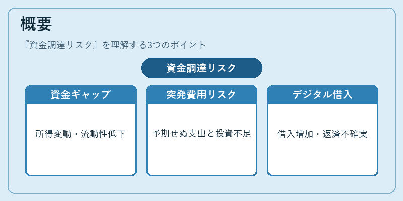 概要（資金調達リスク）の図解