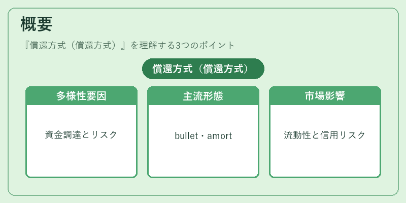 概要（償還方式（償還方式））の図解