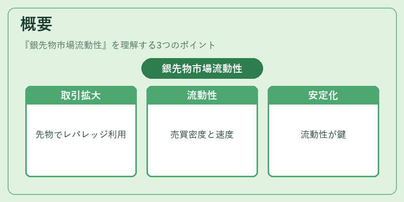 概要（銀先物市場流動性）の図解