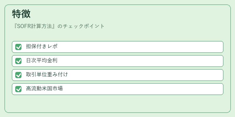 特徴(SOFR計算方法)の図解
