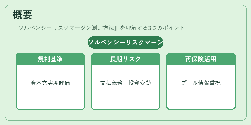 概要（ソルベンシーリスクマージン測定方法）の図解