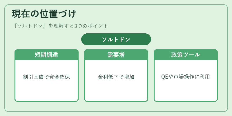 現在の位置づけ(ソルトドン)の図解