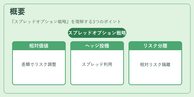 概要（スプレッドオプション戦略）の図解