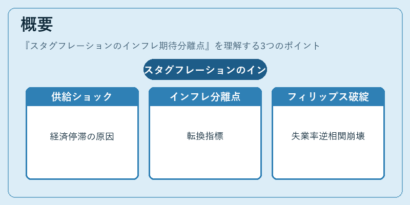概要(スタグフレーションのインフレ期待分離点)の図解