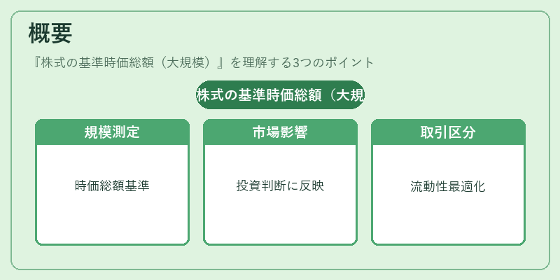 概要（株式の基準時価総額（大規模））の図解