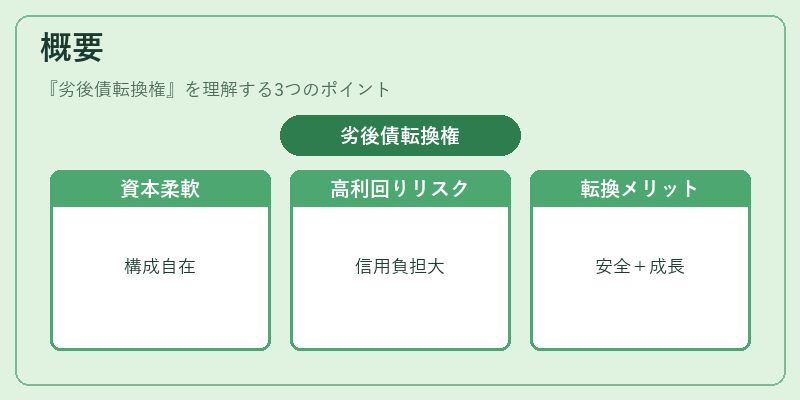 概要（劣後債転換権）の図解