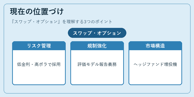 現在の位置づけ（スワップ・オプション）の図解