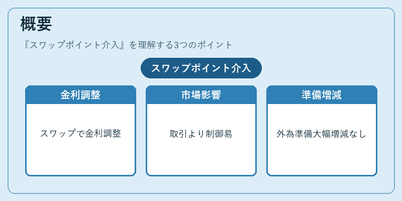 概要(スワップポイント介入)の図解