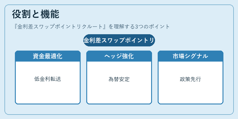 役割と機能(金利差スワップポイントリクルート)の図解