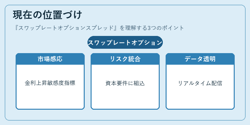 現在の位置づけ（スワップレートオプションスプレッド）の図解