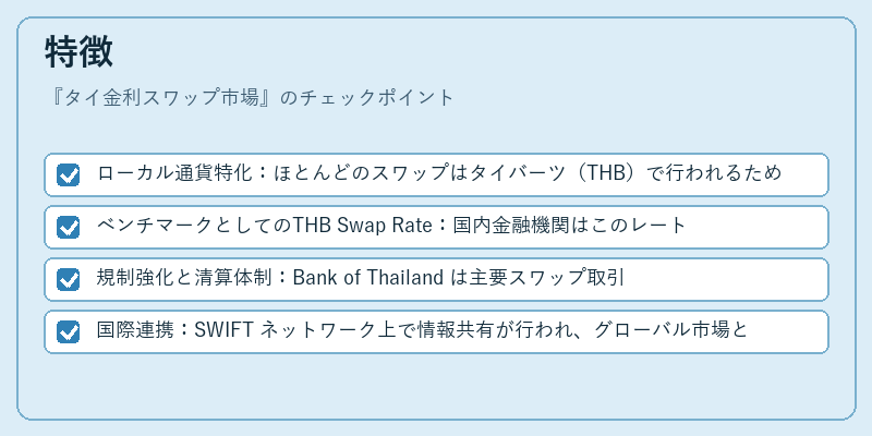 特徴(タイ金利スワップ市場)の図解