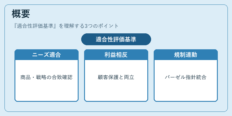 概要(適合性評価基準)の図解