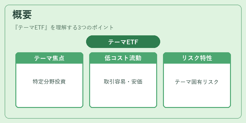 概要（テーマETF）の図解