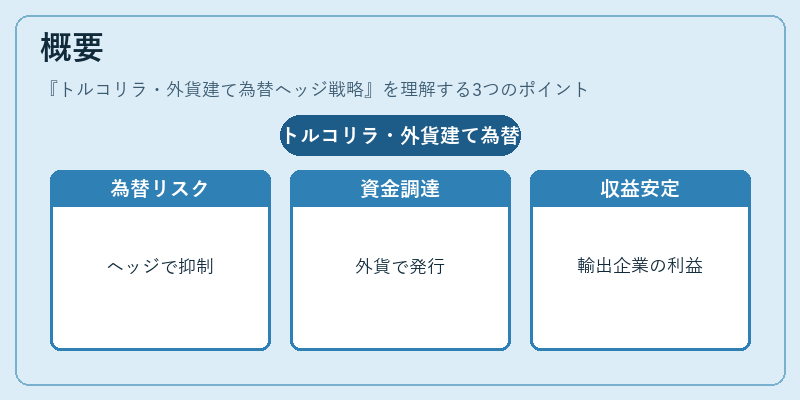 概要（トルコリラ・外貨建て為替ヘッジ戦略）の図解