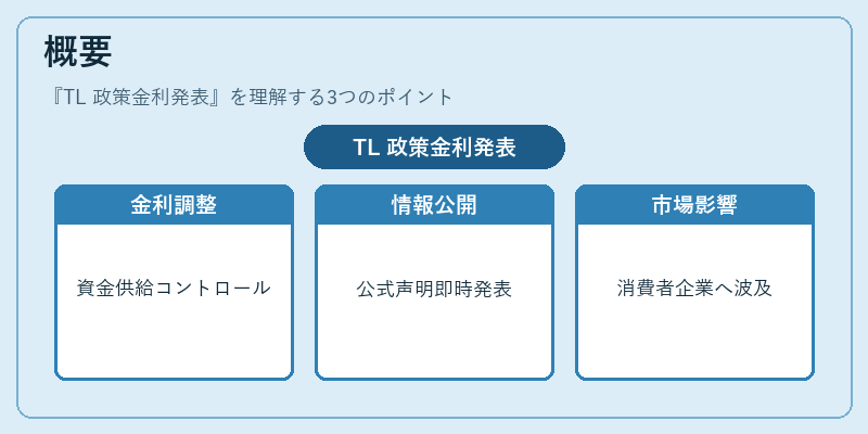 概要（TL 政策金利発表）の図解