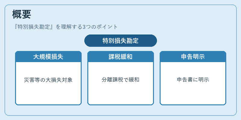 概要（特別損失勘定）の図解
