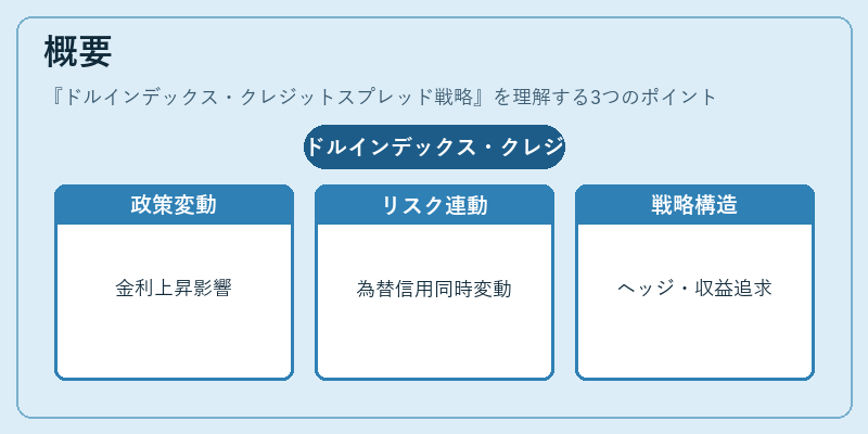 概要(ドルインデックス・クレジットスプレッド戦略)の図解