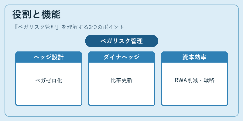 役割と機能（ベガリスク管理）の図解