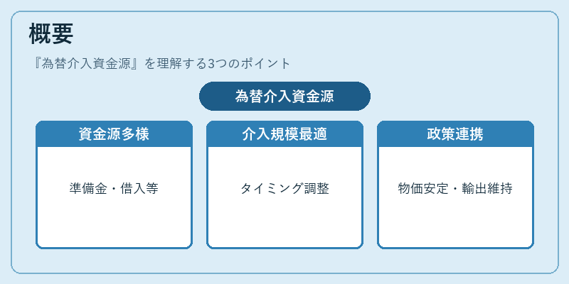 概要（為替介入資金源）の図解
