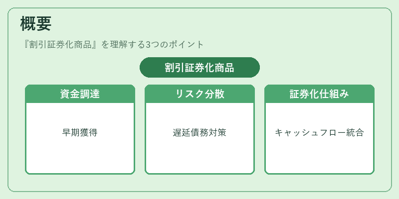 概要（割引証券化商品）の図解