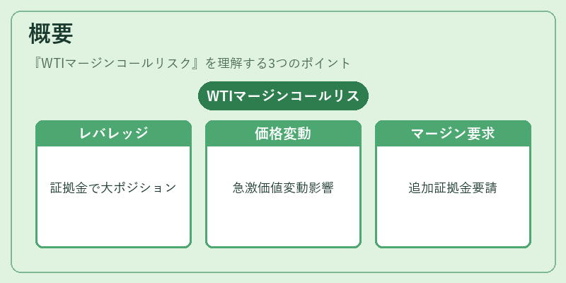 概要（WTIマージンコールリスク）の図解